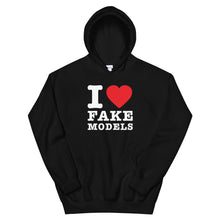 Load image into Gallery viewer, I Love Fake Models Hoodie