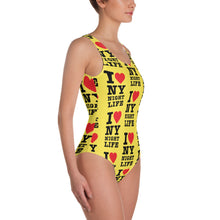 Load image into Gallery viewer, I Love NY NightLife One-Piece Swimsuit