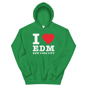 I Love EDM New York City Hoodie