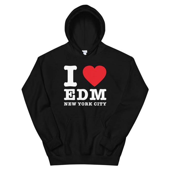 I Love EDM New York City Hoodie